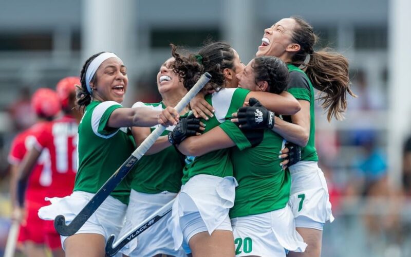 ¡Oro para México! Guanajuatenses suben al podio en hockey sobre pasto femenil
