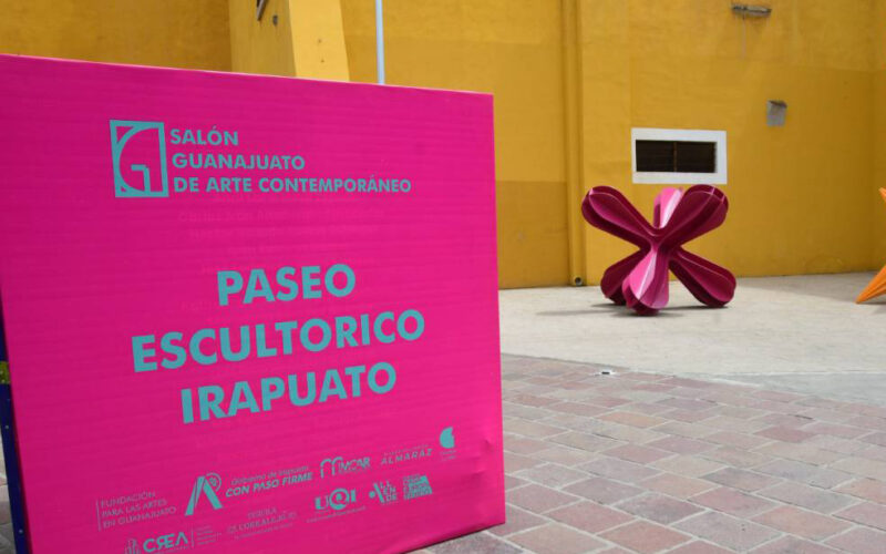 Promueven el arte y la cultura con exposición “Paseo Escultórico” en Irapuato