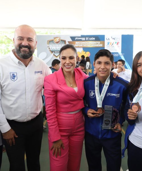 Reconocen a medallistas leoneses que participaron en The International Children’s Games y Juegos CONADE