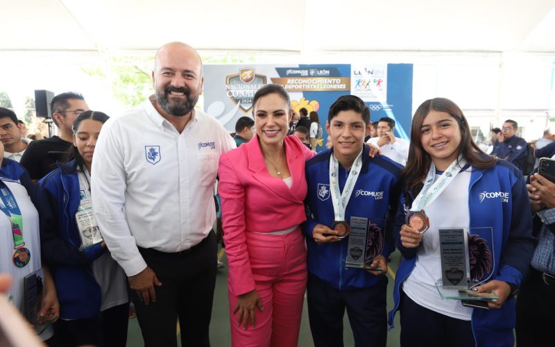 Reconocen a medallistas leoneses que participaron en The International Children’s Games y Juegos CONADE