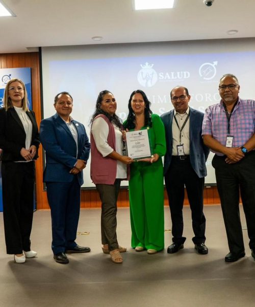 Reconocen a Jurisdicción Sanitaria III de Celaya en el Foro por la Salud Sexual y Reproductiva del Hombre