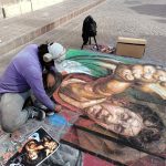 Cierra Madonnari con exhibición en la capital con el tema “Identidad y tradiciones de Guanajuato”