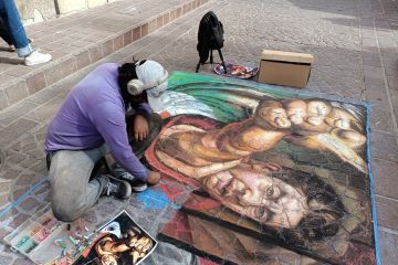 Cierra Madonnari con exhibición en la capital con el tema “Identidad y tradiciones de Guanajuato”