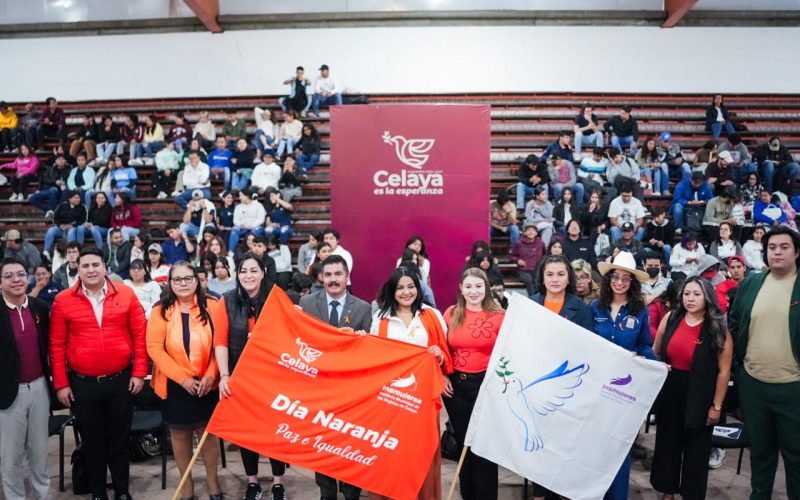 Conmemoran el Día Naranja en Celaya