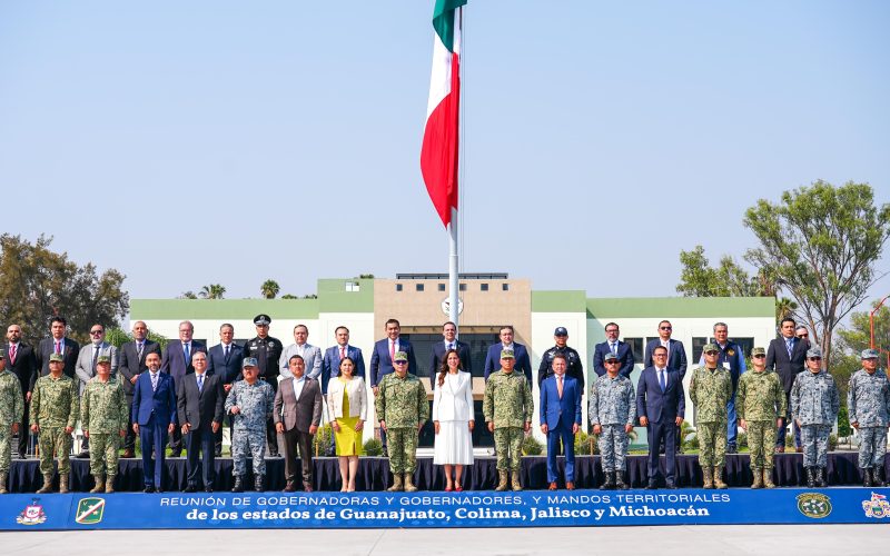 Refuerzan estrategia de seguridad Guanajuato, Jalisco, Colima y Michoacán