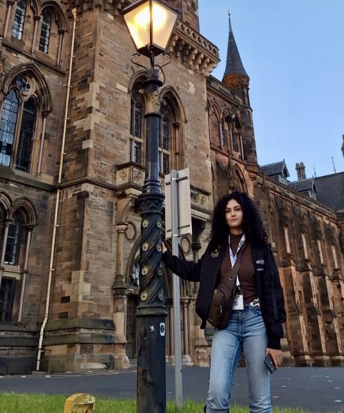 Estudiante de la UG participa en destacada conferencia ETOP en Escocia