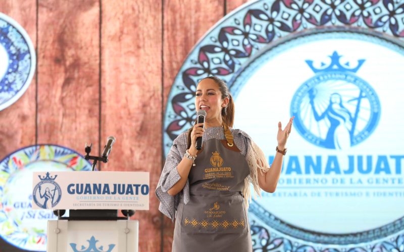 Gobernadora inaugura Encuentro de Cocina Tradicional Gastronómica Guanajuato ¡Sí Sabe! 2025