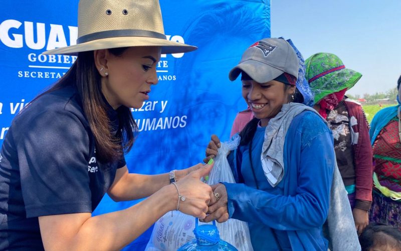 Guanajuato apoya a personas migrantes jornaleras agrícolas