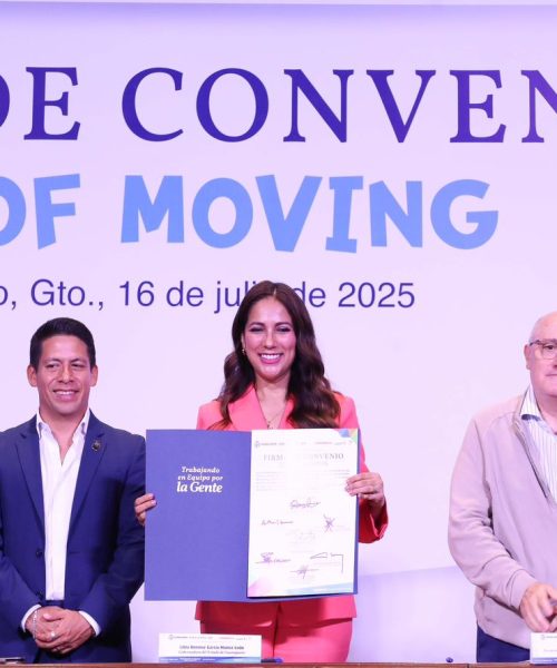 Gobernadora firma convenio por el desarrollo de la niñez en Guanajuato