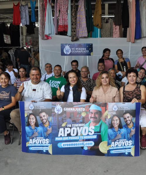 Ofrecen alternativas crediticias con Tú Puedes Guanajuato a Tianguis y Mercados del Estado