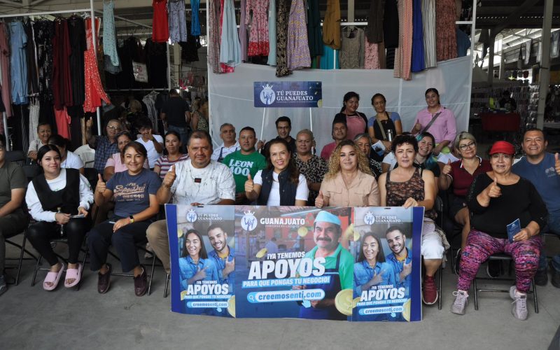 Ofrecen alternativas crediticias con Tú Puedes Guanajuato a Tianguis y Mercados del Estado