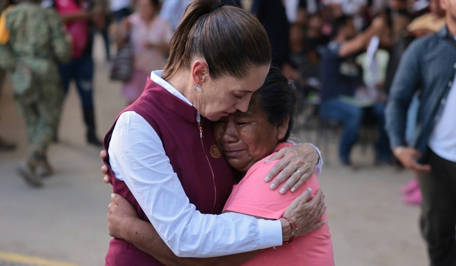 Gobierno de México escucha y atiende a familias damnificadas: Claudia Sheinbaum