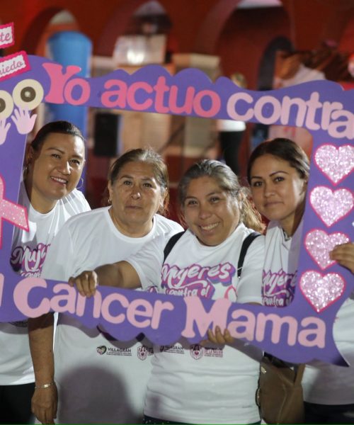Generan conciencia sobre detección oportuna del cáncer de mama
