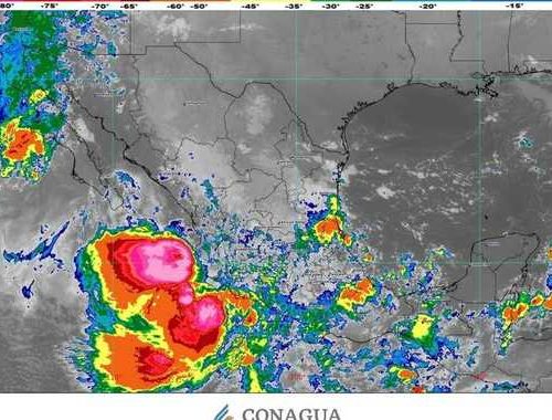 Tormenta tropical Raymond ocasionará lluvias de muy fuertes a intensas en occidente y sur de México