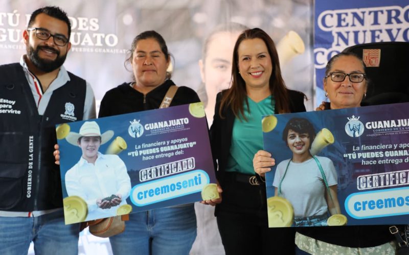Entrega Tú Puedes Guanajuato el apoyo “Creemos en ti” en municipios de la Sierra Gorda de Guanajuato