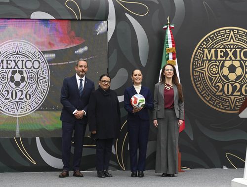 Claudia Sheinbaum presenta la Copa Mundial FIFA 2026; “es momento para compartirle al mundo lo que es México y el momento histórico que vive”