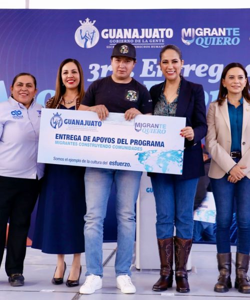 El Gobierno de Guanajuato entrega apoyos económicos para personas migrantes