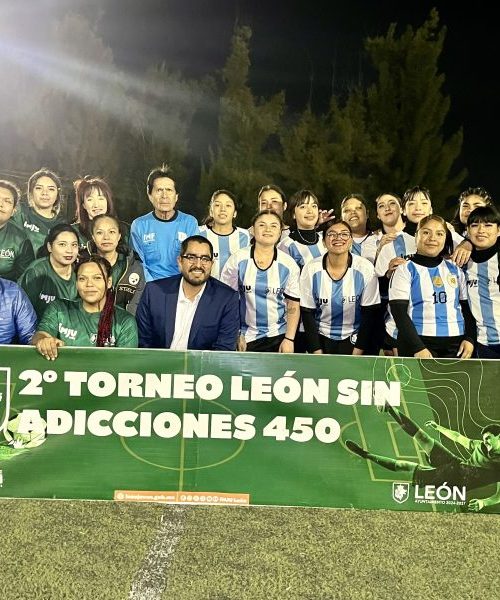 Realizan gran final del Torneo León Sin Adicciones 450