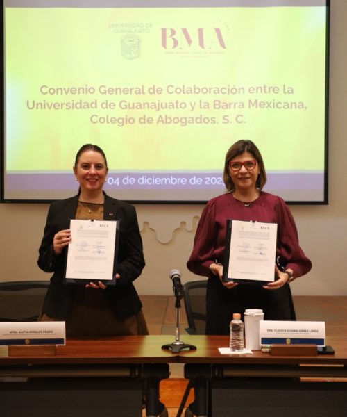 Firman convenio de colaboración UG y Barra Mexicana, Colegio de Abogados