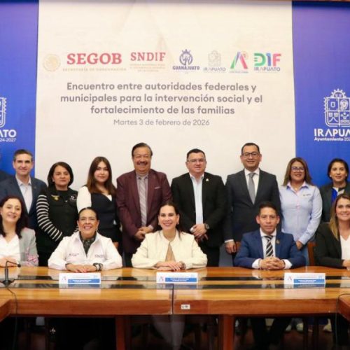 Unen esfuerzos para fortalecer la paz social y el bienestar de familias irapuatenses