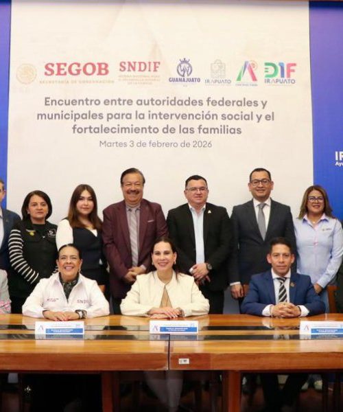 Unen esfuerzos para fortalecer la paz social y el bienestar de familias irapuatenses