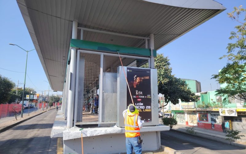 León impulsa estrategia permanente de mantenimiento y modernización de infraestructura del SIT