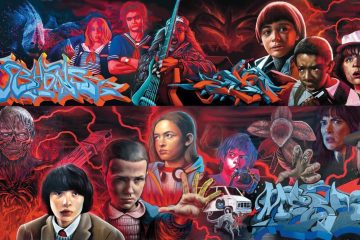 Impulsan el talento juvenil con mural inspirado en la serie Stranger Things