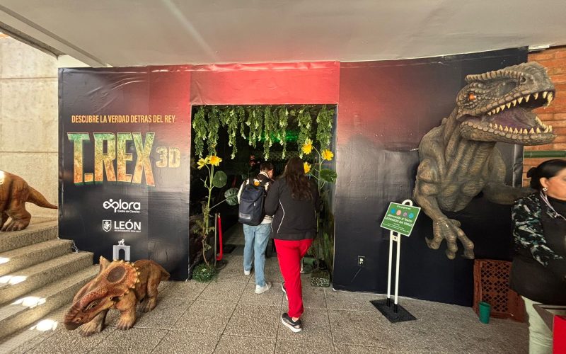 Parque Explora León presenta T.REX una experiencia inmersiva