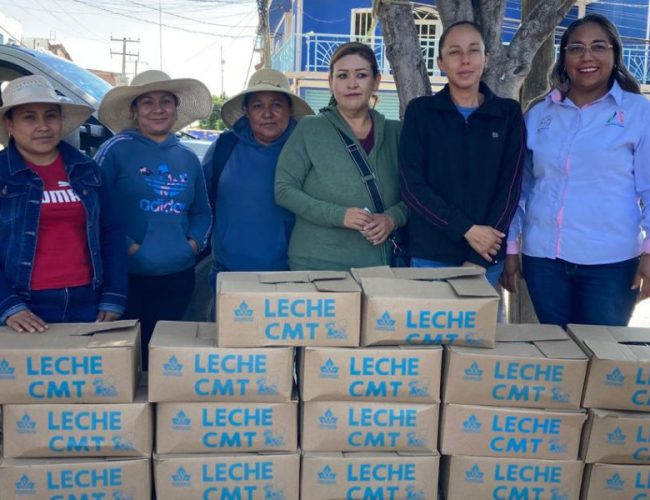 Fortalecen nutrición con entrega mensual de más de 31 mil litros de leche en Irapuato