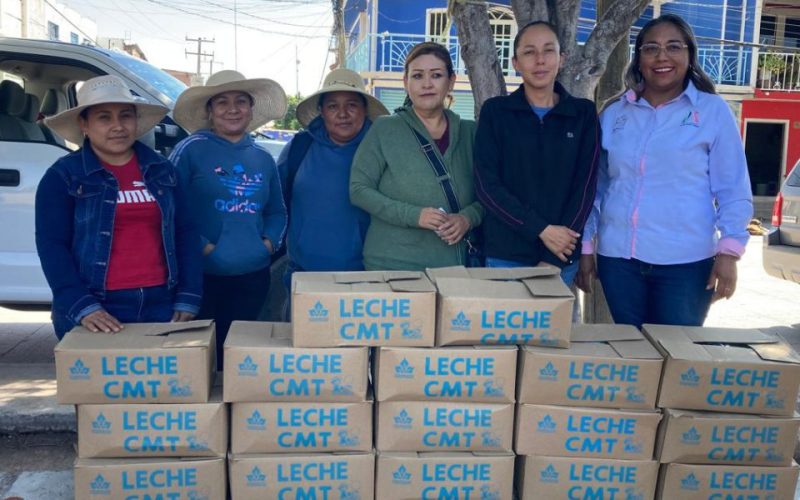 Fortalecen nutrición con entrega mensual de más de 31 mil litros de leche en Irapuato