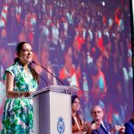 Libia Dennise ratifica compromiso con la educación ante docentes