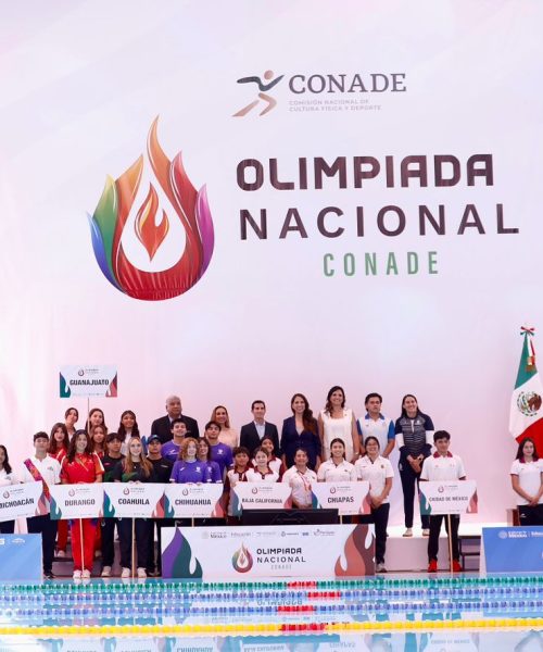 Inaugura Gobernadora la Olimpiada de Natación CONADE
