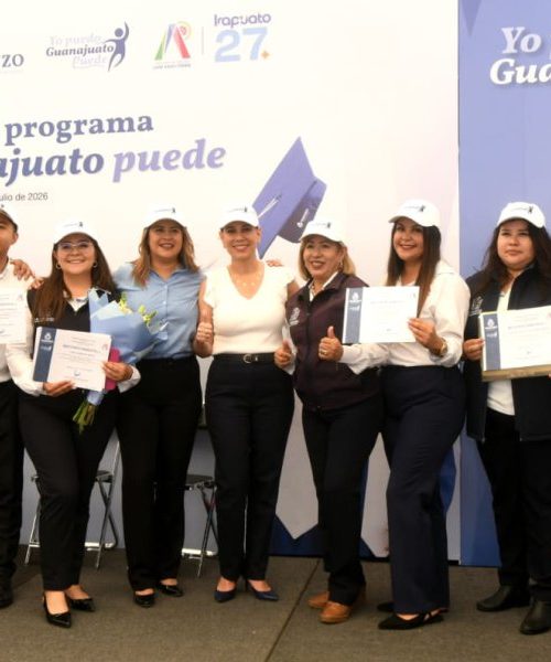 Se gradúan 500 irapuatenses como agentes de cambio del programa ‘Yo Puedo, Guanajuato Puede’
