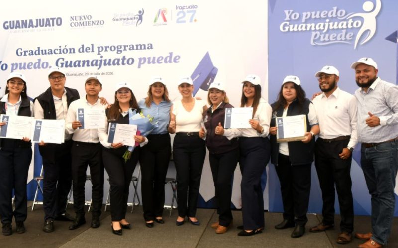 Se gradúan 500 irapuatenses como agentes de cambio del programa ‘Yo Puedo, Guanajuato Puede’