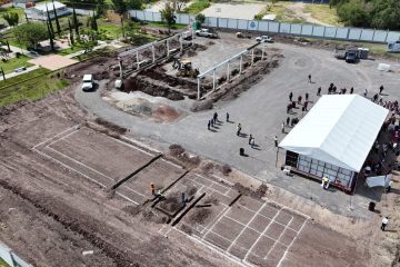 Municipio de Salamanca y Federación suman esfuerzos con la construcción del Centro Comunitario en el Olimpo