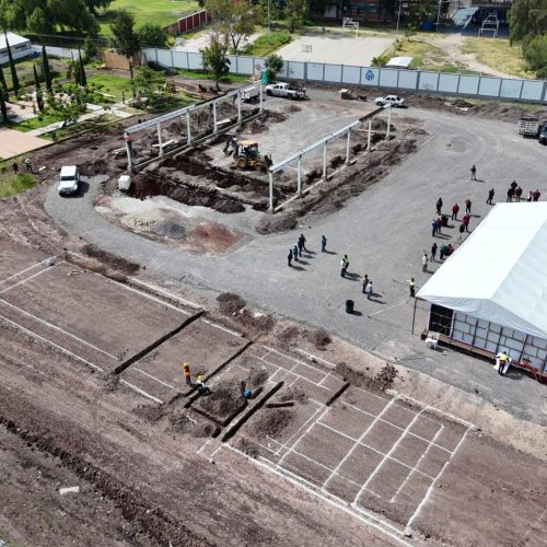 Municipio de Salamanca y Federación suman esfuerzos con la construcción del Centro Comunitario en el Olimpo