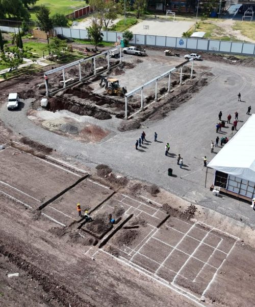 Municipio de Salamanca y Federación suman esfuerzos con la construcción del Centro Comunitario en el Olimpo