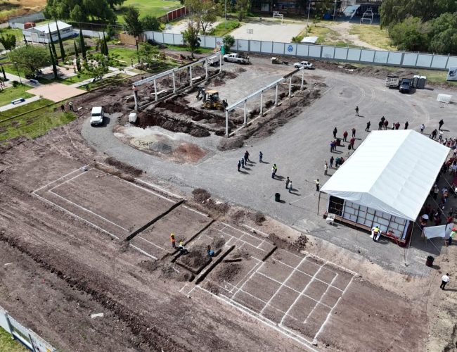 Municipio de Salamanca y Federación suman esfuerzos con la construcción del Centro Comunitario en el Olimpo