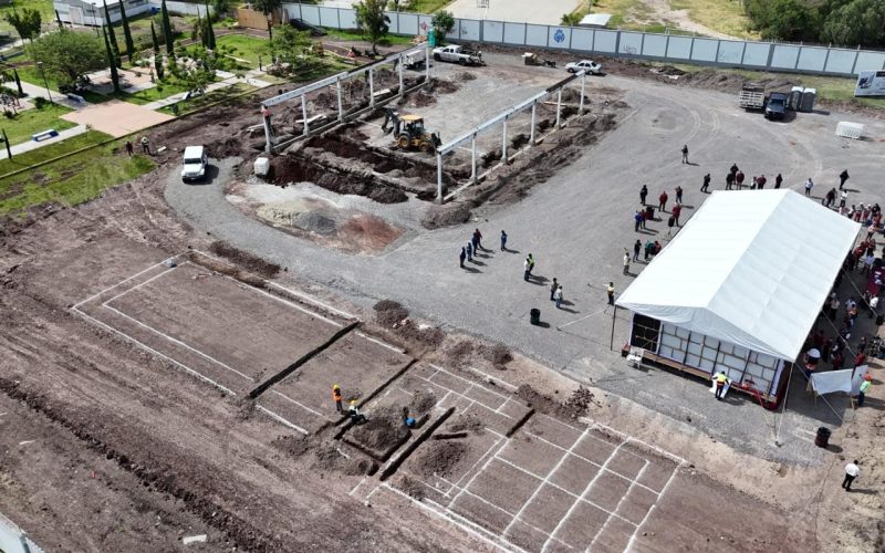 Municipio de Salamanca y Federación suman esfuerzos con la construcción del Centro Comunitario en el Olimpo