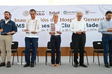 Durante gobierno de Claudia Sheinbaum se han inaugurado 32 hospitales en todo el país