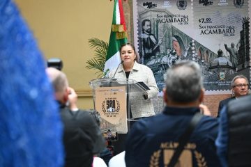 Memoria postal de México inscribe los 500 años de Acámbaro con estampilla conmemorativa  