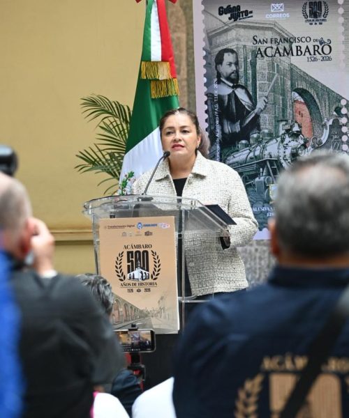 Memoria postal de México inscribe los 500 años de Acámbaro con estampilla conmemorativa  
