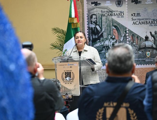 Memoria postal de México inscribe los 500 años de Acámbaro con estampilla conmemorativa  