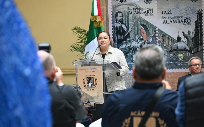Memoria postal de México inscribe los 500 años de Acámbaro con estampilla conmemorativa  