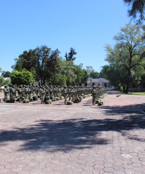 Despliega Secretaría de la Defensa Nacional 600 elementos para reforzar la seguridad en Guanajuato