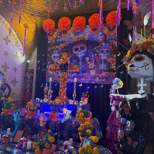 Día de Muertos en los túneles y edificios históricos de Guanajuato