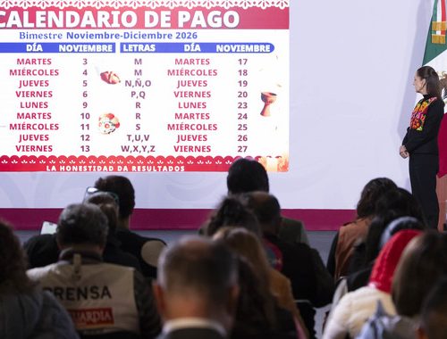 Del 3 al 27 de noviembre se realizará el depósito del bimestre noviembre-diciembre de los Programas para el Bienestar